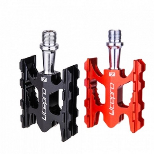 MKS  LITEPRO MTB 산악자전거 페달 K3 도로접이식 초경량 알루미늄 합금 DU 베어링 발자전거