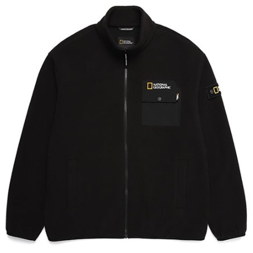 내셔널지오그래픽  남녀공용 리카온 포켓 플리스 풀집업 (N211UFT901)