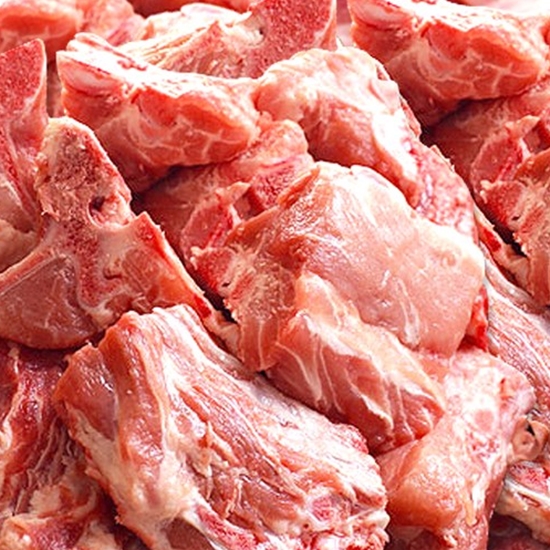 원미트푸드  으뜸한돈 국내산 냉동 등뼈 3kg