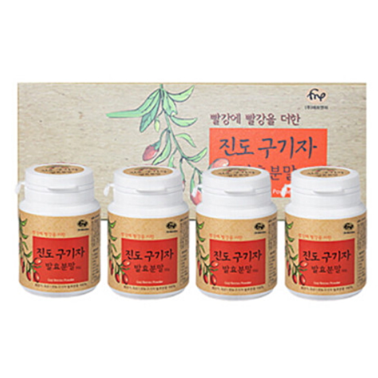 농업회사법인에프엔피 빨강에 빨강을 더한 진도 구기자 발효분말 50g 12개입 세트