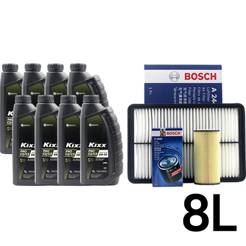 GS칼텍스 KIXX 파오 C2/C3 5W30 + 보쉬필터 스포티지R 디젤