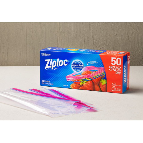 SC존슨  지퍼락 그립앤실 냉장용 (대) 50매