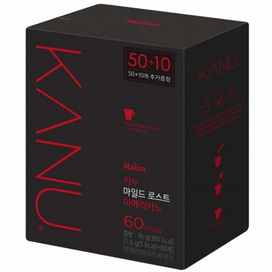 동서식품 카누 마일드 로스트 아메리카노 60개입