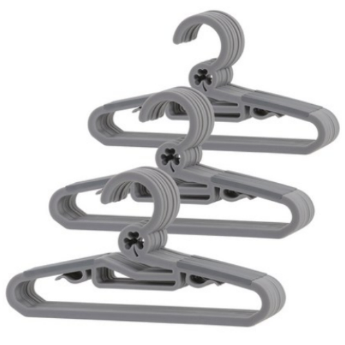 리보보 아동용 옷걸이 화이트 30개