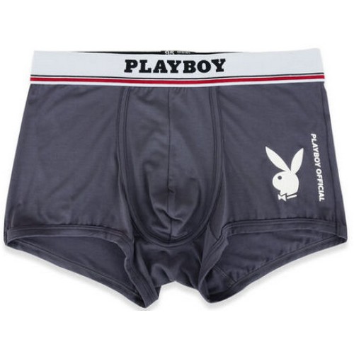 플레이보이 남성 레이온 빅래빗 드로즈 그레이_PMD2105-GY