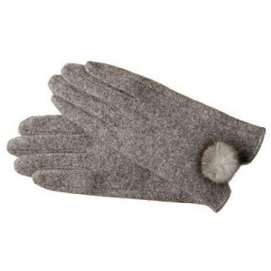 넘버나인 밍크 방울방울 모직 여성장갑 8colors M1717019