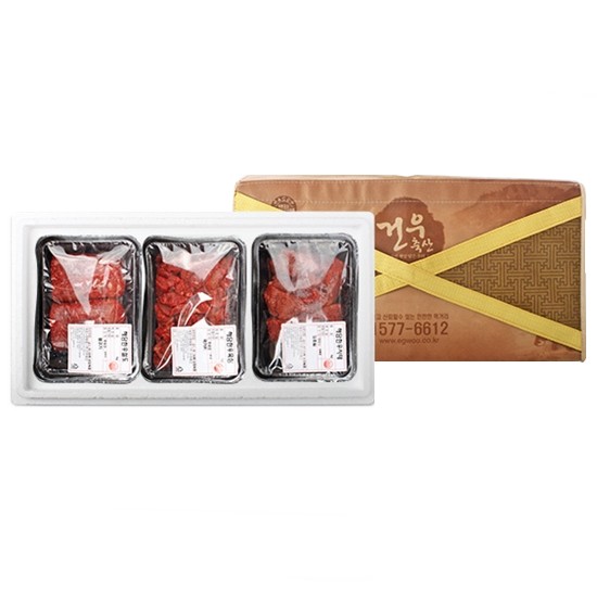 건우축산  해담한우 1등급 한우 감사정육세트 2호 1.5kg