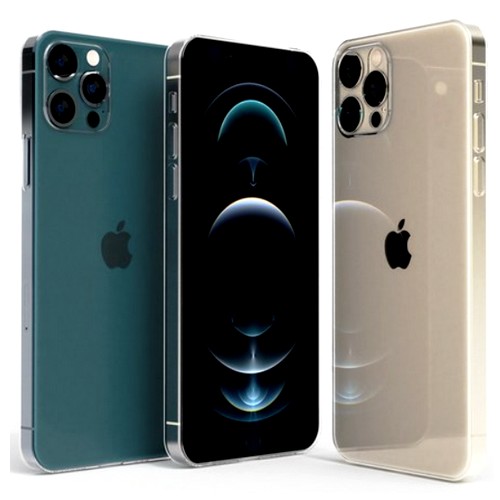 슈퍼쉘  아이폰12 프로 맥스 슬림 투명 생폰 케이스