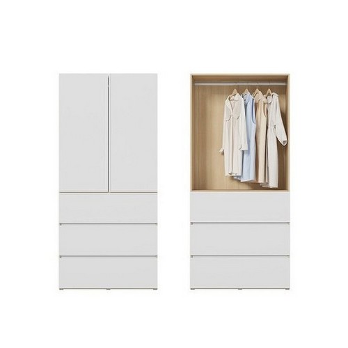 한샘  바이엘 채널 데일리서랍형 옷장 1000