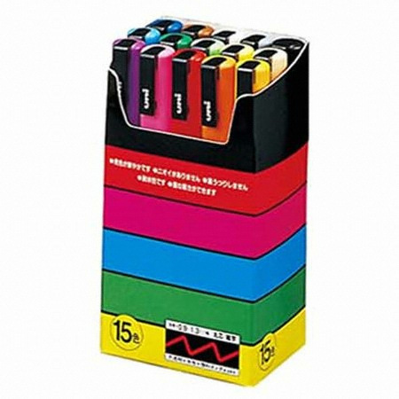 미쓰비시  유니 포스카 PC 5M 마카 세트