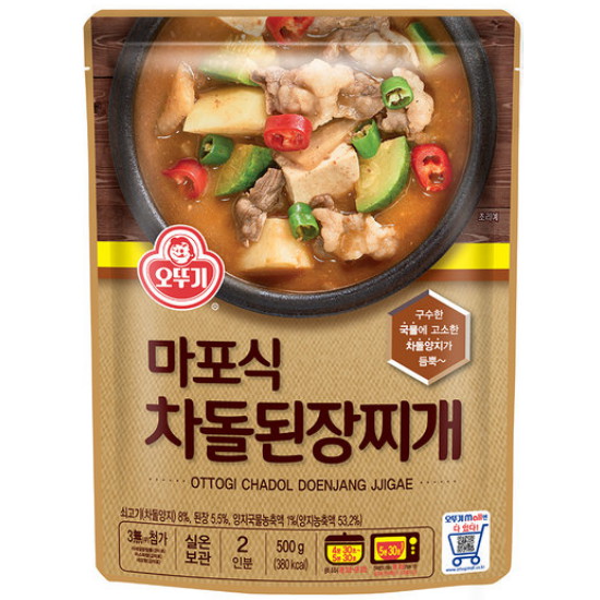 오뚜기  마포식 차돌 된장찌개 500g