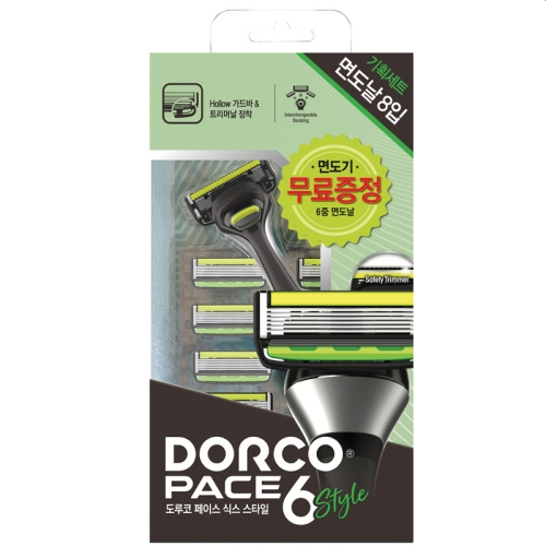 도루코  페이스6 스타일 면도날