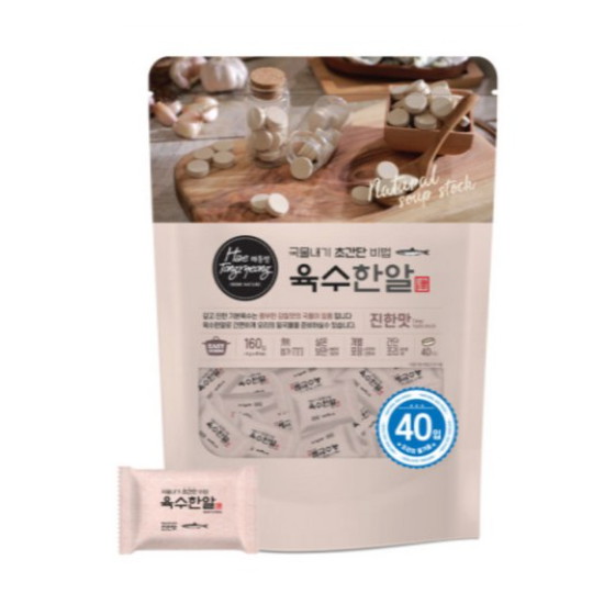 해통령 육수한알 진한맛 160g(4gx40입)