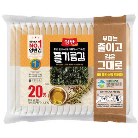 동원F&B  양반 들기름김 에코패키지 4g