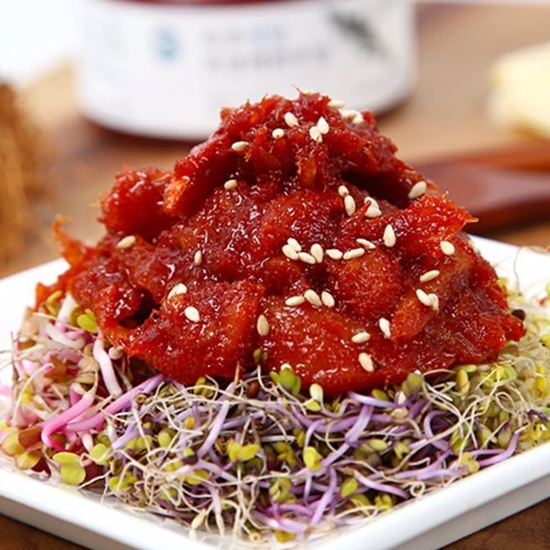 단골식품  속초청담젓갈 특 명태회 무침 500g