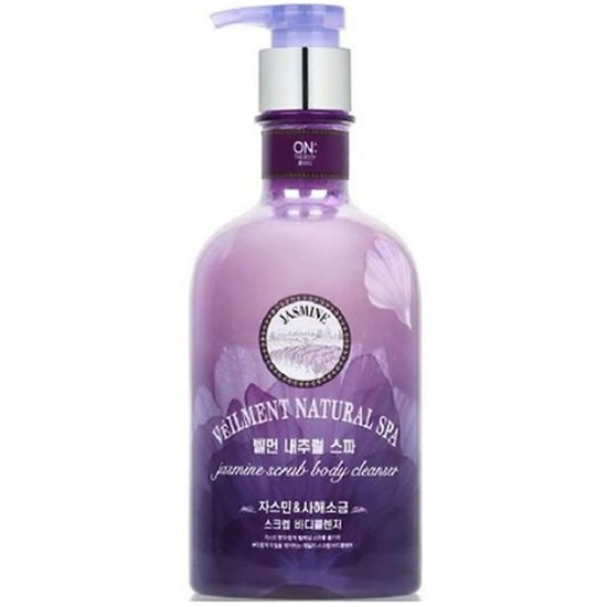 온더바디 벨먼 내추럴 스파 자스민 사해소금 스크럽 바디클렌저 400ml