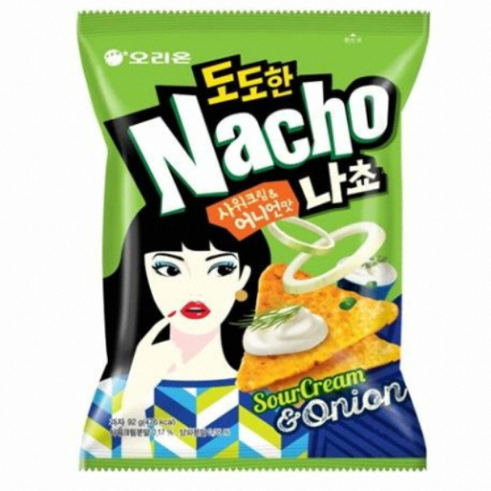 오리온  도도한 나쵸 사워크림&어니언 92g