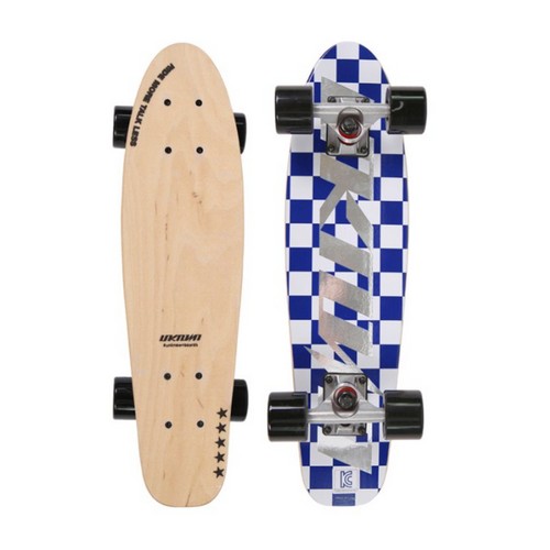 언노운  크루저보드 체크블루 24인치