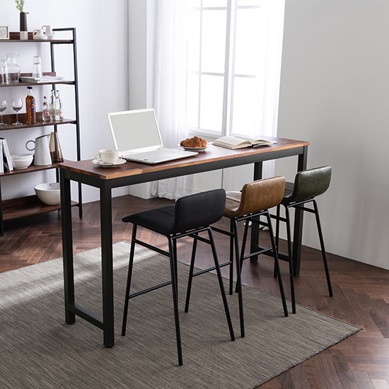 미즌하임 멀바우 원목 홈바테이블 1400