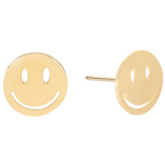 미니골드  10K 해피스마일 귀걸이 ELKM0027