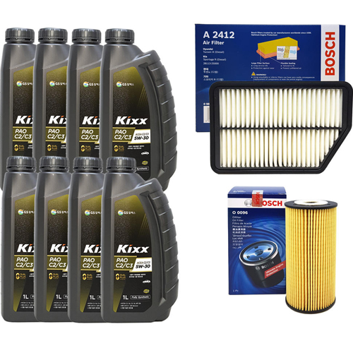 GS칼텍스 KIXX 파오 C2/C3 5W30 + 보쉬필터 투싼IX 디젤