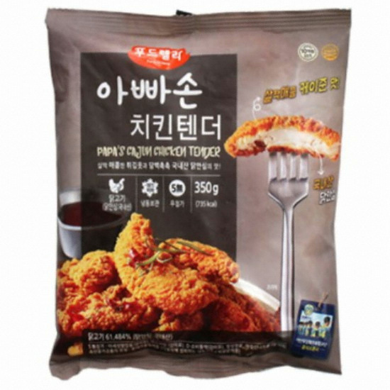 장스푸드 푸드렐라 아빠손 치킨텐더 350g [5개] - 에누리 가격비교