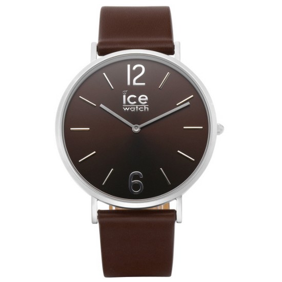 Ice-Watch CITY Tanner Brown Orologio Marrone da Uomo con Cinturino in Pelle, 001517 (Medium
