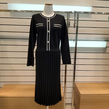 크레송 니트주름원피스 IBCJOA01