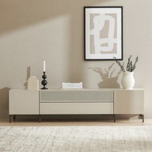  한샘 클린트 어반 다릿발형 거실장 1800