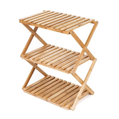 트레블첵  3단 우드 쉘프 M