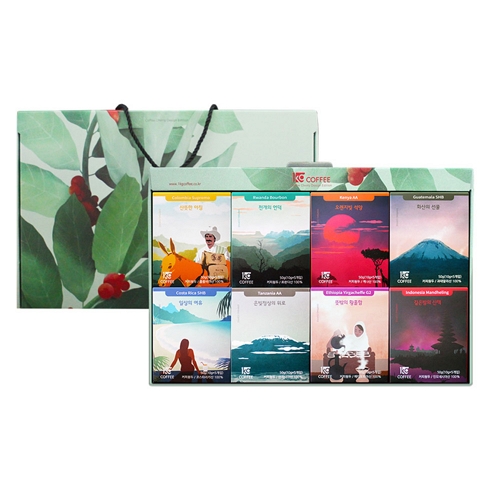 1킬로 커피 드립백 커피 8종 선물 세트