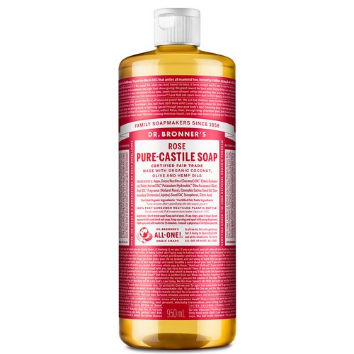 닥터브로너스 로즈 퓨어 캐스틸 솝 950ml