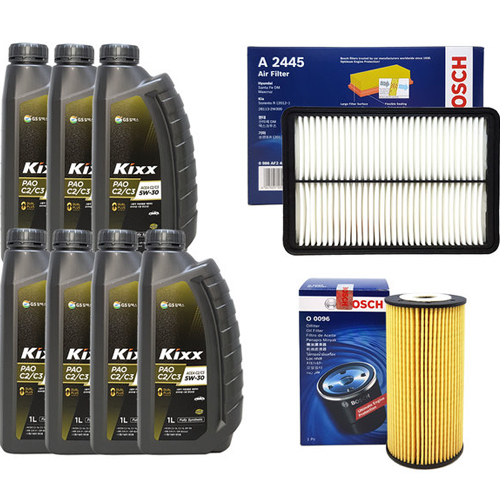 GS칼텍스 KIXX 파오 C2/C3 5W30 + 보쉬필터 싼타페더프라임 디젤