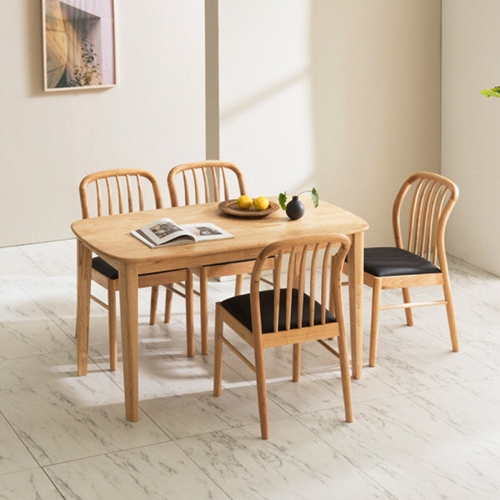 어반하우스 마리메종 이루 라운드 원목 식탁 1400