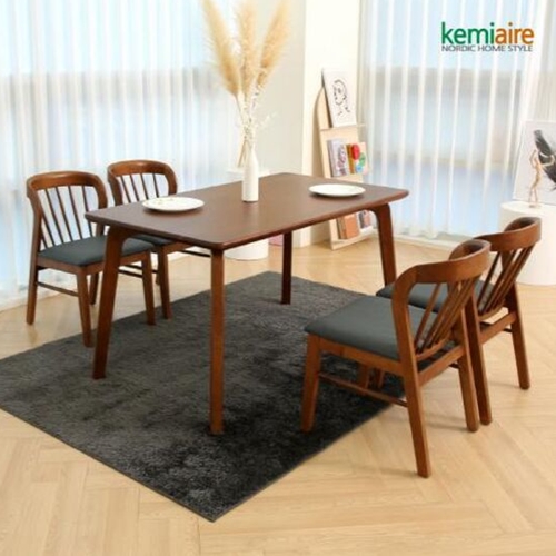 케미에르 아슬로 원목 식탁 1400