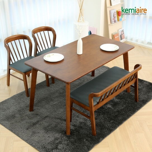 케미에르 아슬로 원목 식탁 1400