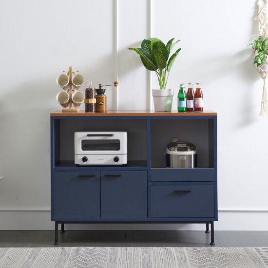 파로마 솔트 프렌치 와이드 전자렌지 수납장