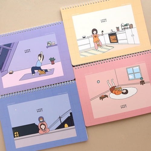 핑크풋  보리 먼슬리 플래너