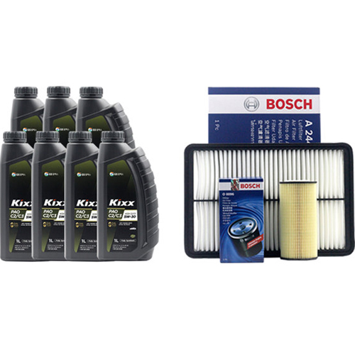 GS칼텍스 KIXX 파오 C2/C3 5W30 + 보쉬필터 싼타페DM 디젤