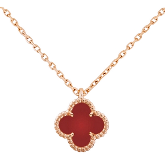 반클리프앤아펠  로즈골드 카넬리안 팬던트 목걸이 VCARN59M00