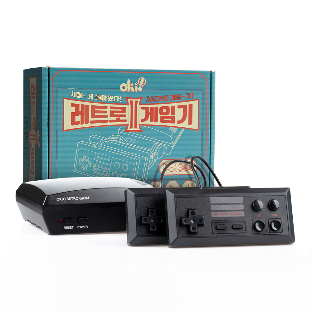 혀니별  OKIO 레트로 가정용 게임기 2 360
