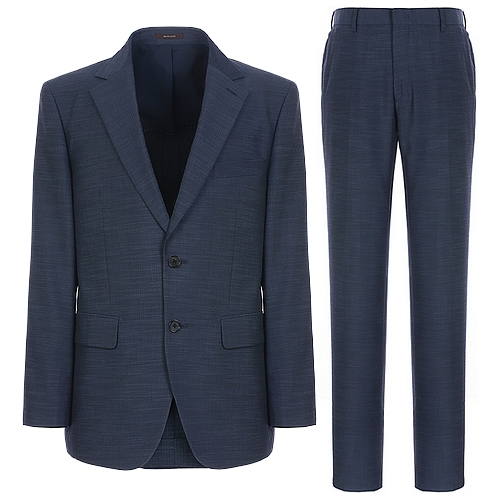 인디안 BRUNO BAFFI  마이크로 패턴 투 버튼 자켓_MANGAUM4131