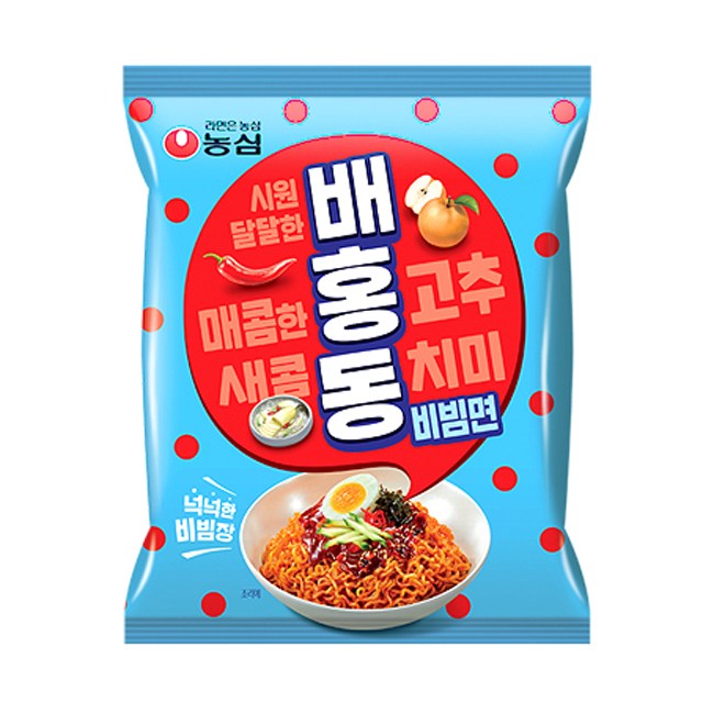농심  배홍동 비빔면 137g