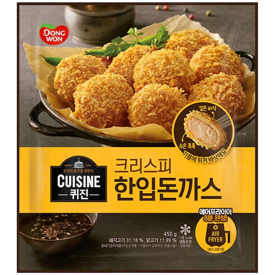 동원F&B  퀴진 크리스피 한입돈까스 450g