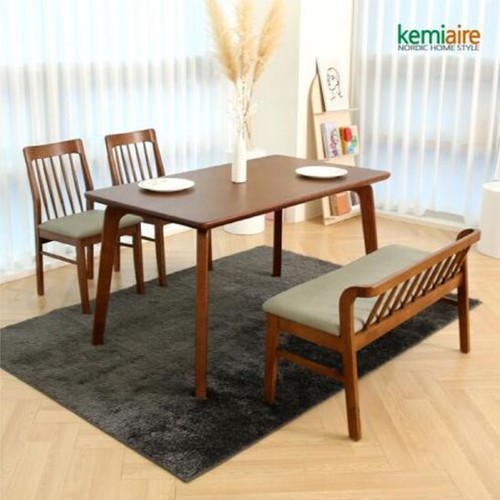 케미에르 브레드 원목 식탁 1400