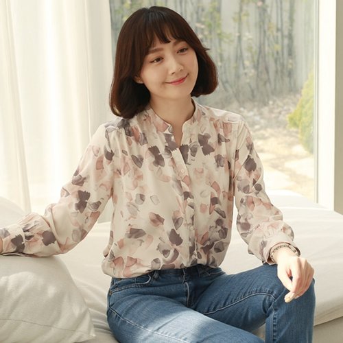 웬디즈갤러리 로사 차이나넥 블라우스 ABL006