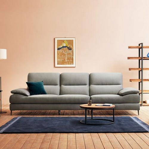 자코모 벨리아 젠위브 패브릭 소파 4인용