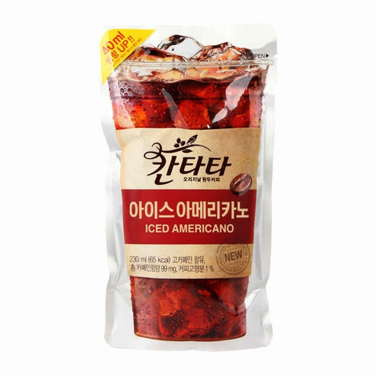  롯데칠성음료 칸타타 아이스 아메리카노 230ml [10개]