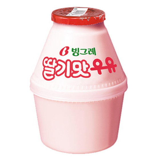 빙그레 딸기맛 우유 240ml