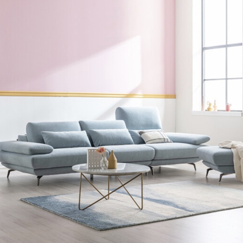 에싸 엘로이즈 리프트기능 카시미라 패브릭 소파 4인용